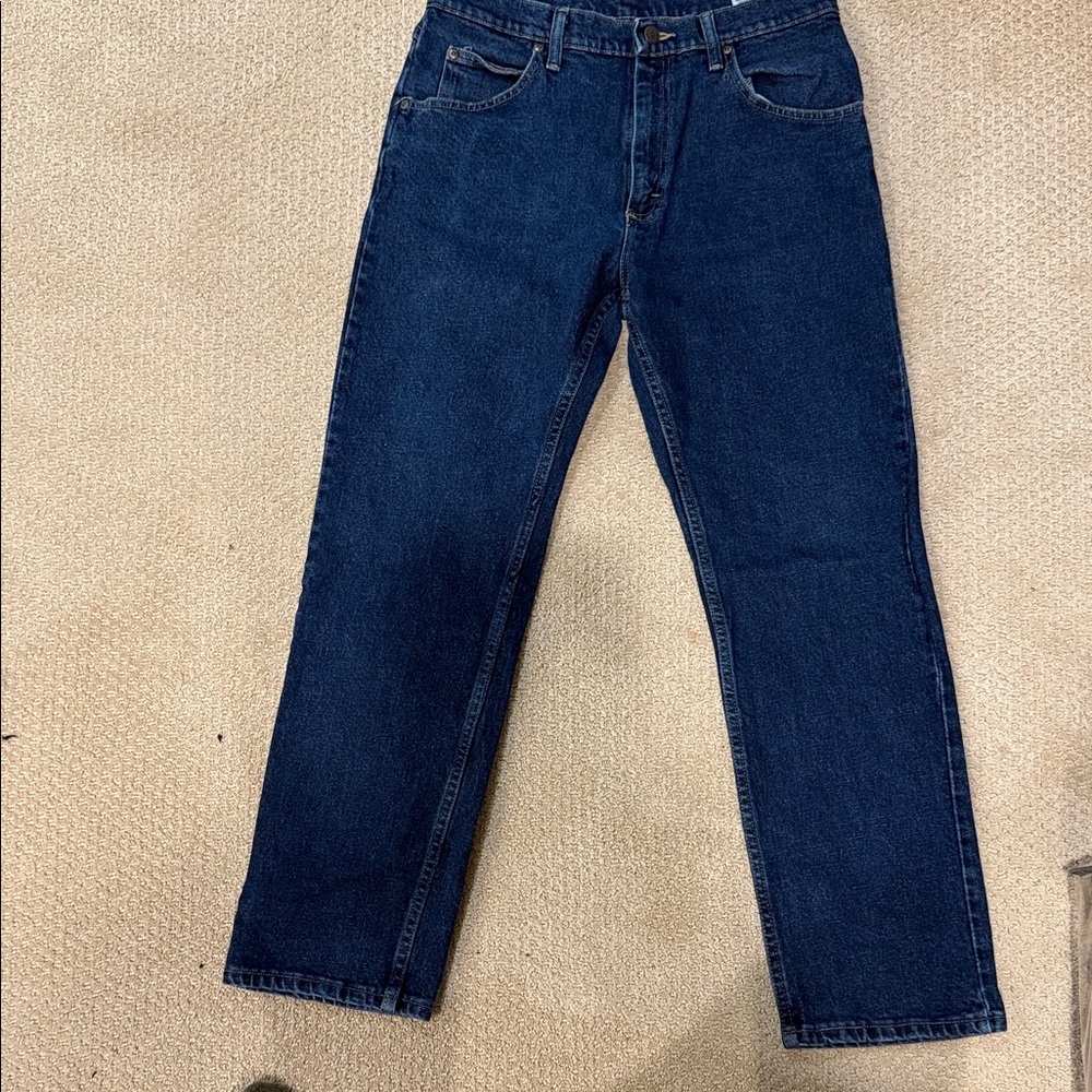 Wrangler Dark Indigo Straight Jeans men’s